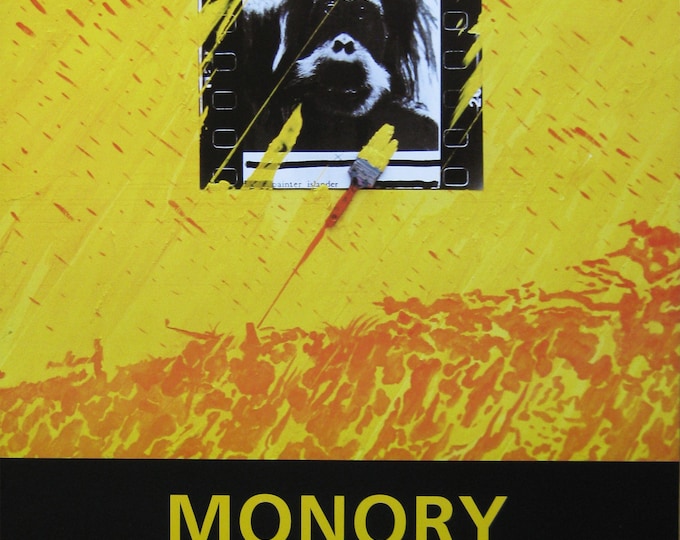 Jacques Monory - "Le Peintre" - Offset Lithograph Exhibition poster, 1989