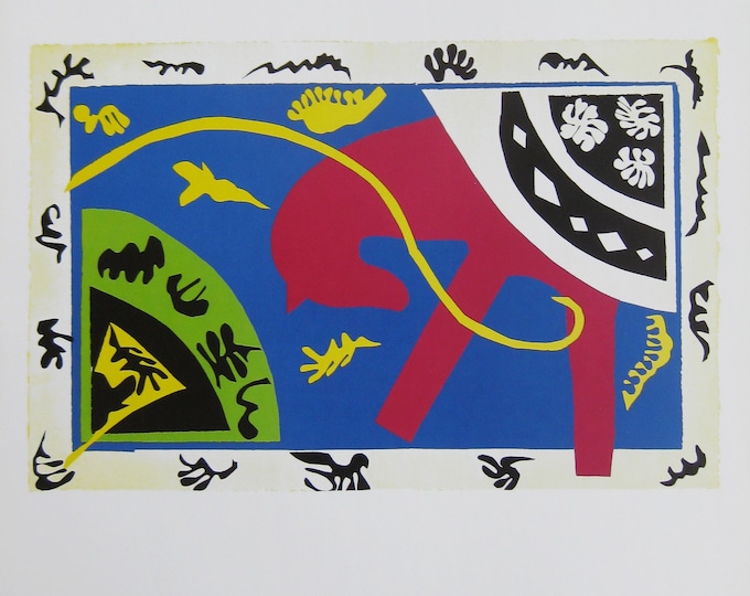 Henri Matisse - "The horse, the Equestrienne and the Clown" - Colour Offset lithograph Museum Print