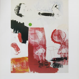 Robert Rauschenberg - &quot;Quote&quot; - Colour Offset Lithograph - 1994