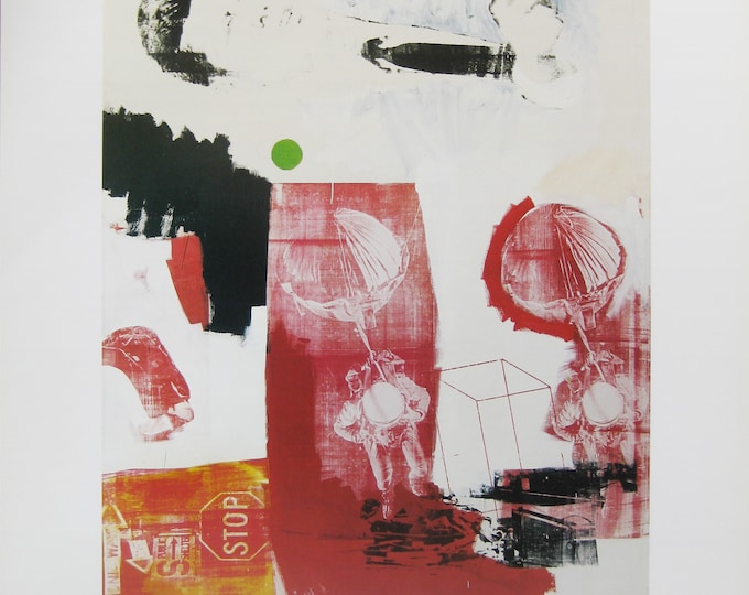 Robert Rauschenberg - "Quote" - Colour Offset Lithograph - 1994