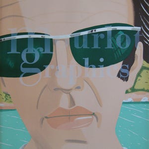 Alex Katz - "Alex" - Kleurenlithografie op Arches - Mourlot, NY, 1970