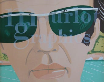 Alex Katz  - &quot;Alex&quot; - Colour lithograph on Arches - Mourlot NY, 1970