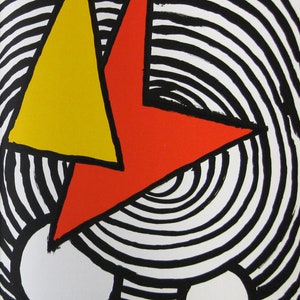 Alexander Calder  - &quot;Composition&quot; - Original Colour Lithograph - 1973