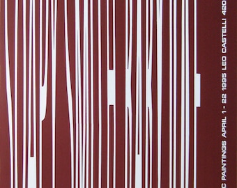 Edward Ruscha - "Anamorphic Painting" - Original Lithograph Poster, 1995