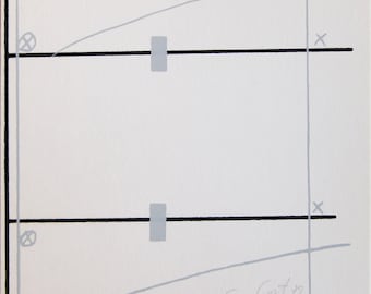Rafael Tur Costa  - Abstract Composition - Handsigned Screenprint - 1979