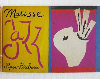 Henri Matisse - "MATISSE JAZZ" - 1st Edition Collector's Lithograph Print Art Book - 1957