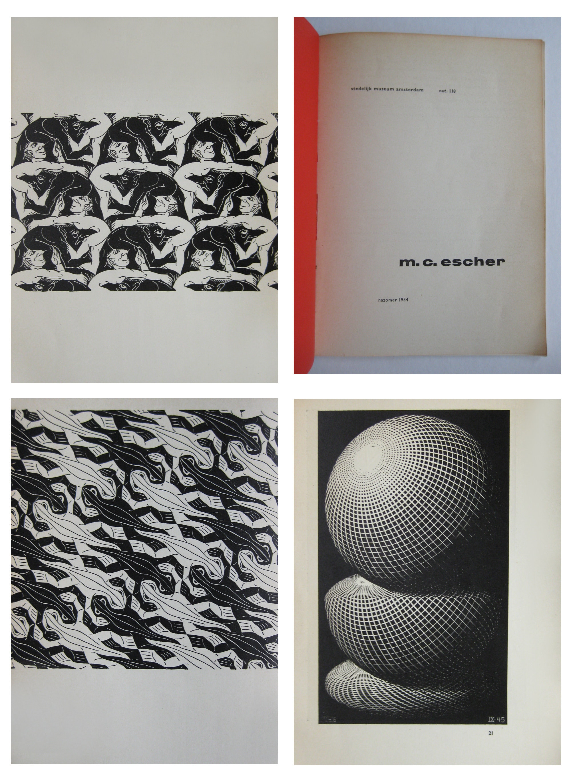 MC ESCHER Original Exhibition Catalogue 1954