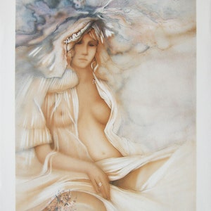 Alain Renoux - &quot;Hiver&quot; - Handsigned Lithograph on BKF Rives