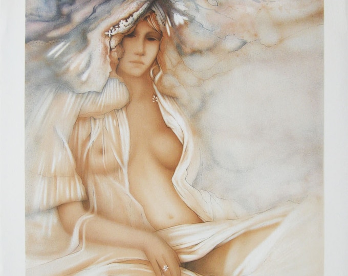 Alain Renoux - "Hiver" - Handsigned Lithograph on BKF Rives