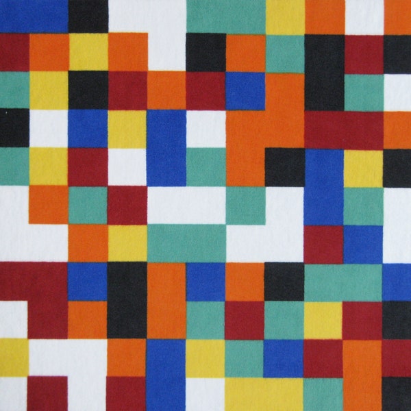 Gerhard Richter - "1024 Farben" - Origineel getuft bedrukt fijn nylon - Vorwerk - 1988