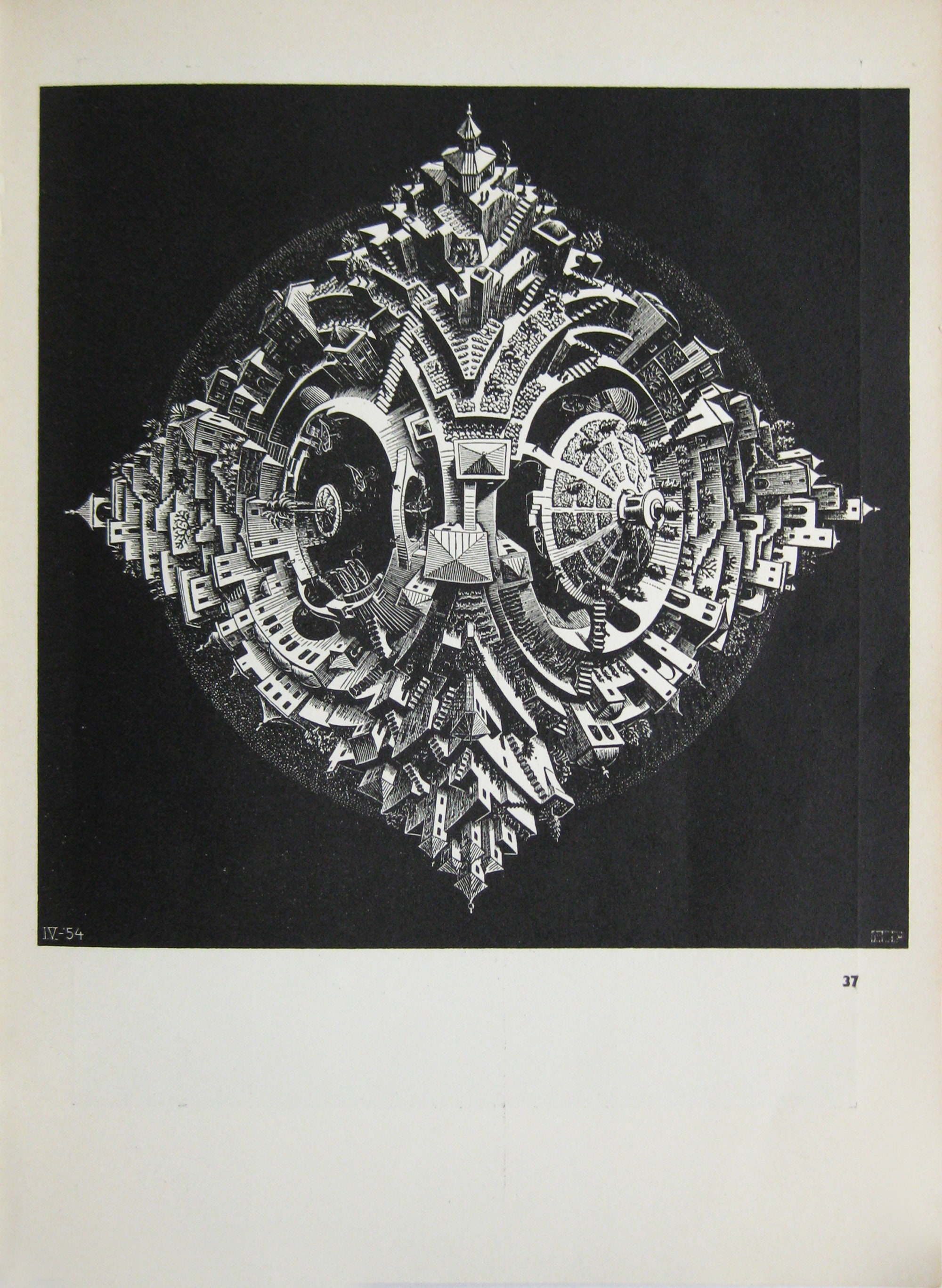 MC ESCHER Original Exhibition Catalogue 1954