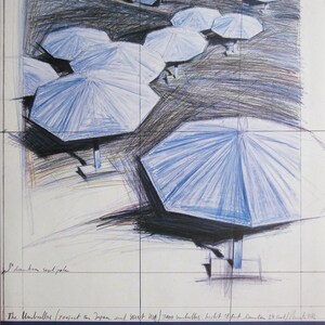 Christo - "Galeria Joan Prats" - Poster litografia offset, 1986
