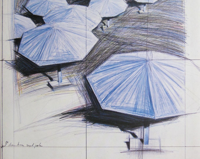 Christo - "Galeria Joan Prats" - Offset Lithograph Poster, 1986