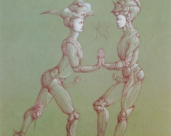 Leonor Fini - “Composition” - Original Photo Lithograph - 1980