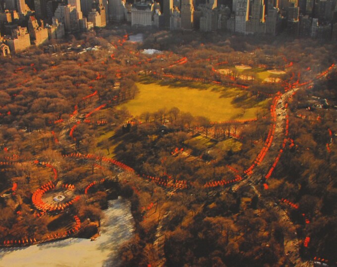 Christo - "The Gates - New York Central Park"  -  Photo Offset