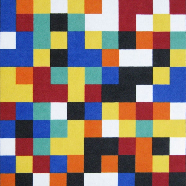 Gerhard Richter - "1024 Farben" - Origineel getuft bedrukt nylon vloerkleed - Vorwerk - 1988
