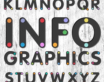 36 Rainbow Alphabet, Pen drawn white font, Colorful letters,Geometric Letters, Hand drawn Alphabet,Digital Font,PNG Alphabet,painted font