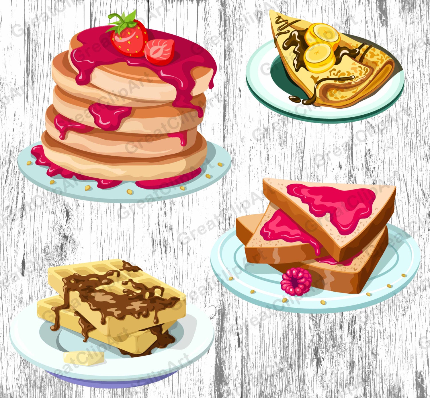 4 Food Clipart Breakfast Clipart Pancakes Clipart Waffles Etsy 4 Food Clipart Breakfast Clipart Pancakes Clipart Waffles Etsy