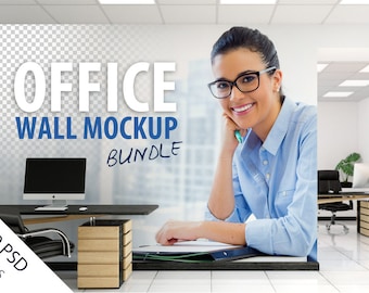 Download Office, Wall Mockup, Wallpaper, Art, Business, Poster mock ... PSD Mockup Templates