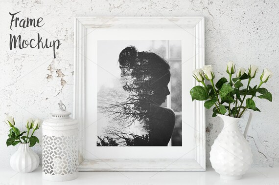 Vintage Frame Mockup Poster Mockup Product Mockups Canvas Mockup
