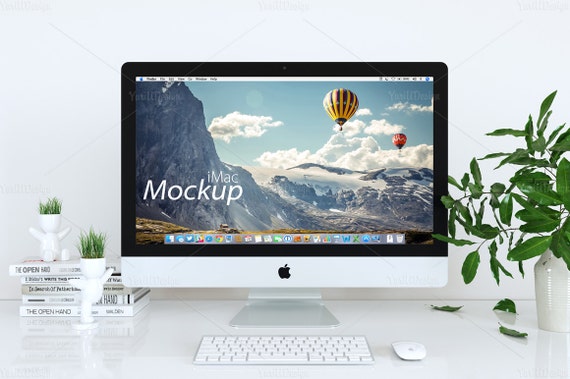 Imac Mockup 01 Computer Screen Design Imac Mockup Apple