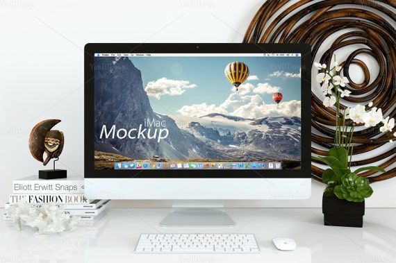Imac Mockup 02 Computer Screen Design Imac Mockup Apple