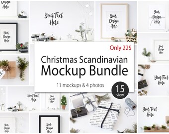 Download Christmas Frame Mockup Poster Mock Up Product Mockups Design Presentation Scandinavian Style Wall Art Box Mockup Tag Female T Shirt Mockup Psd File PSD Mockup Templates