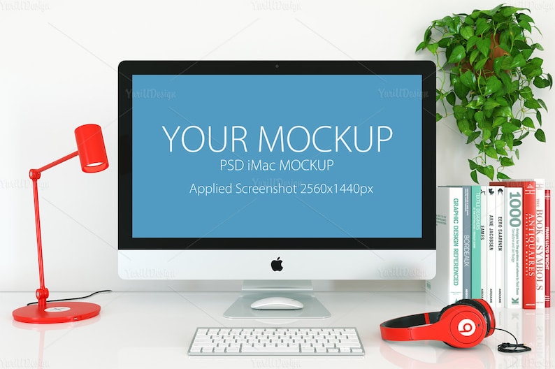 Download 1 PSD iMac Mockup 06 computer screen design imac mockup | Etsy