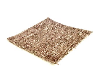 Miniature Dollhouse Rug - Light Medium Brown Tan