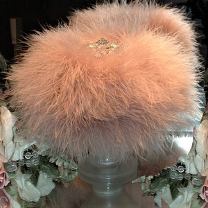 Intoxicating Rosewood 6 oz Dusting Powder Dusty Mauve Down Trimmed Puff  Vanity Set