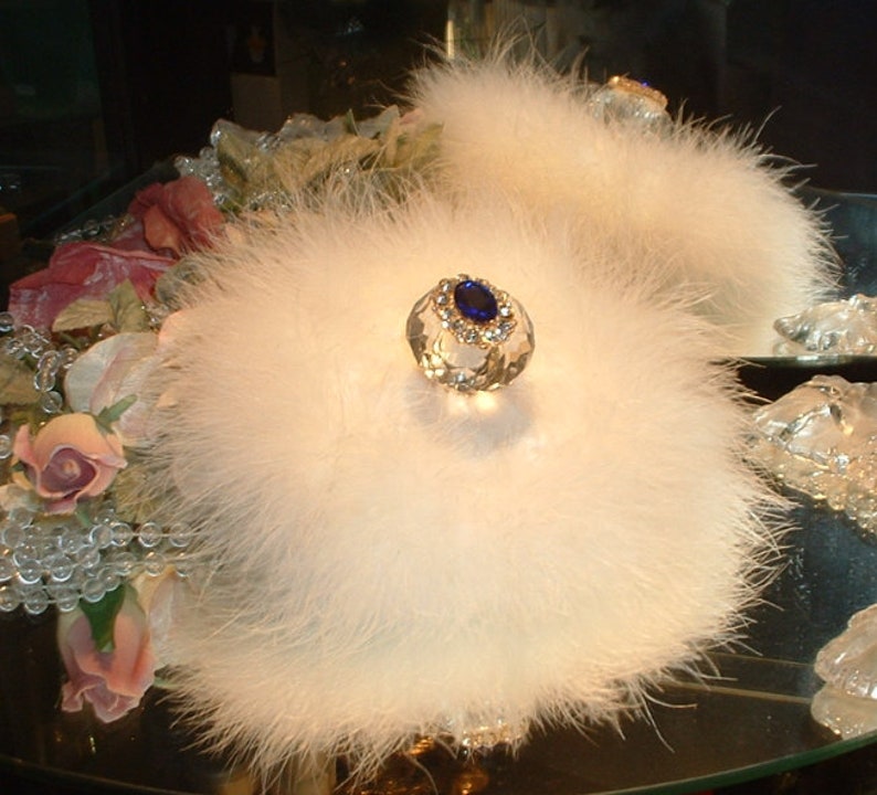 Powder Puff Body Dusting Powder Puff White Puff With White Etsy