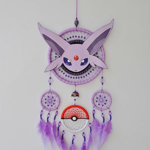 Chibi Espeon ©Aaliyah@CraftieNymphs – The One With The Diamond Art