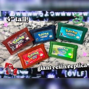 Giant Game Boy Advance Resin Art Display Piece