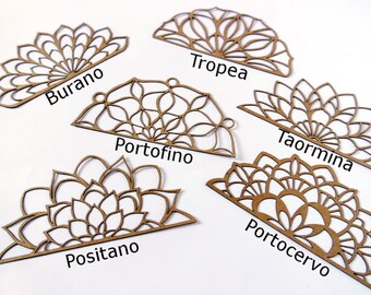 Stencil /'Vintage Elements/' 8 Reusable Laser-Cut Kraft Cardstock for MixedMedia ArtJournal Scrapbooking