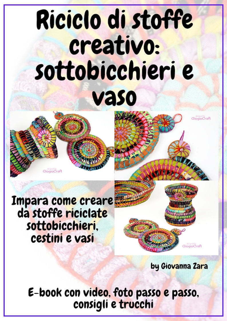E-Book Italiano Video Tutorial Riciclo di stoffe image 1