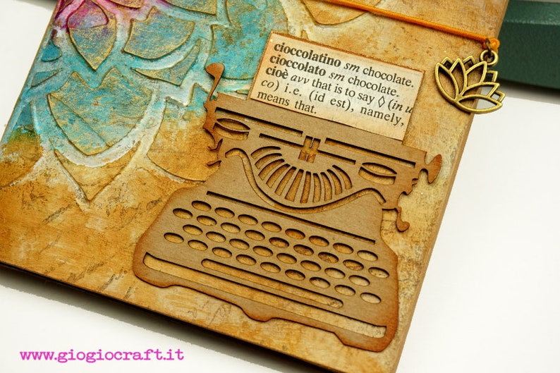 Stencil /'Vintage Elements/' 8 Reusable Laser-Cut Kraft Cardstock for MixedMedia ArtJournal Scrapbooking