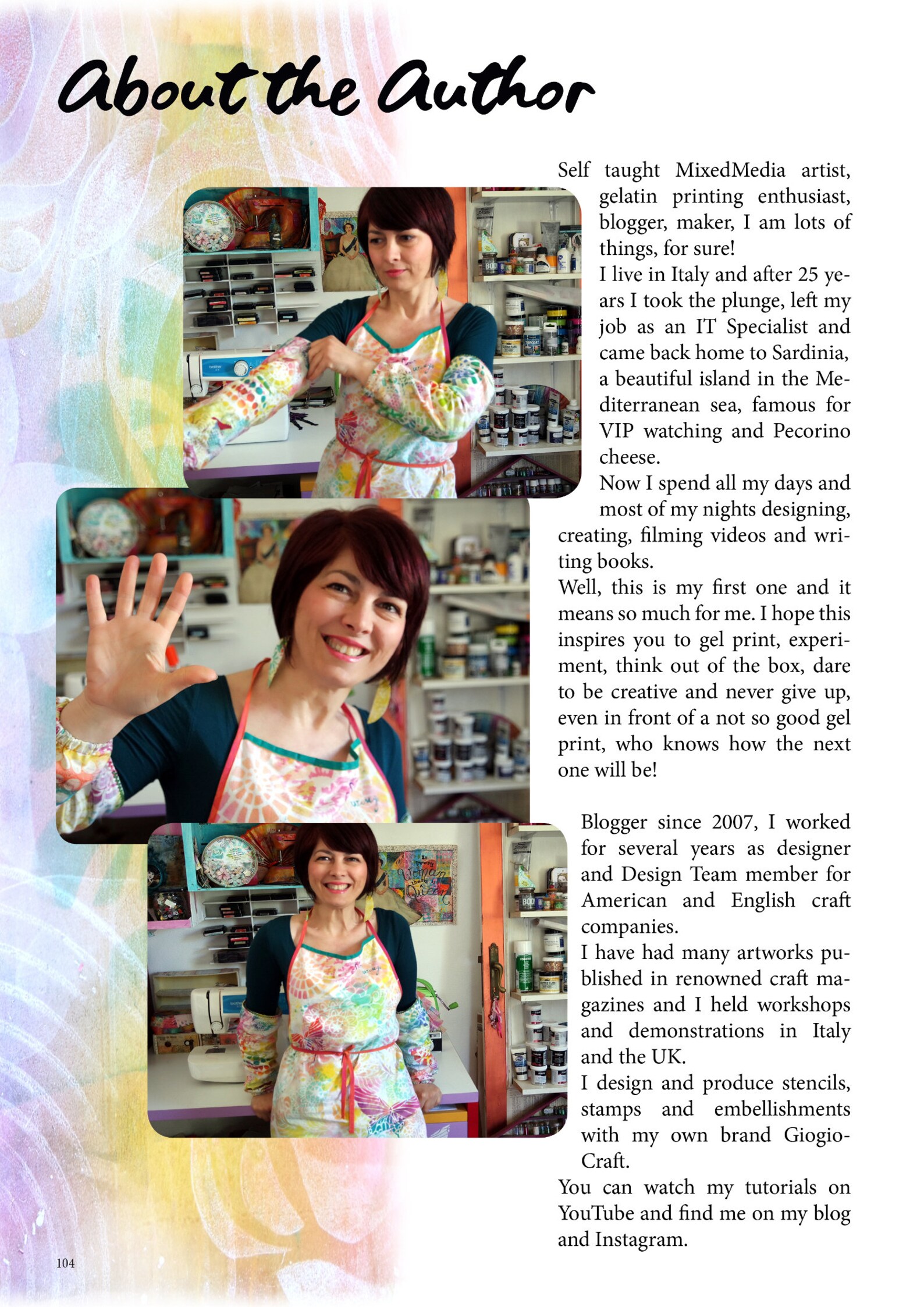 Happy Printing Ebook Tutorials PDF Gel Printing Techniques Etsy