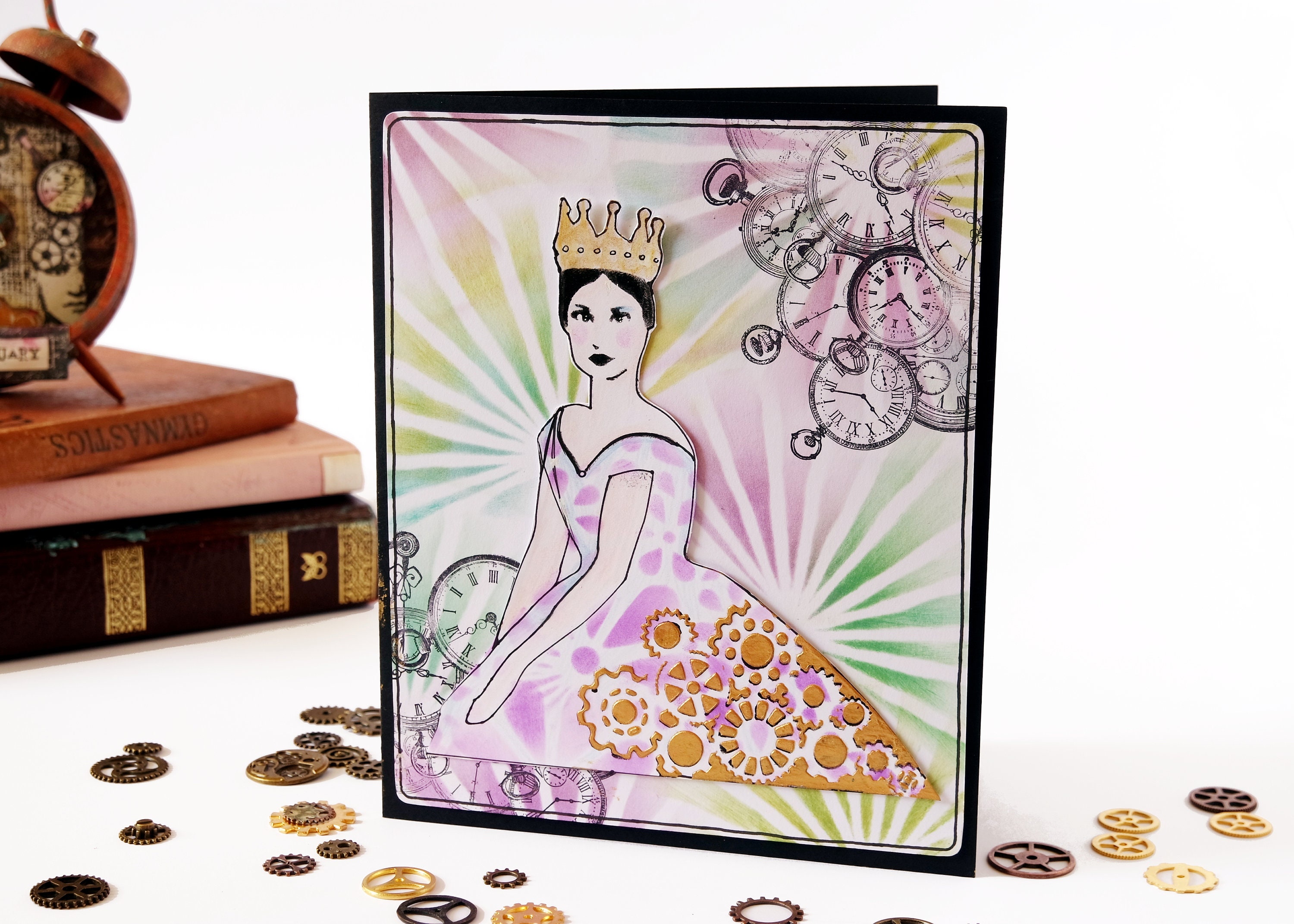 Stencil 'regina' Reusable Lasercut Mylar for Etsy