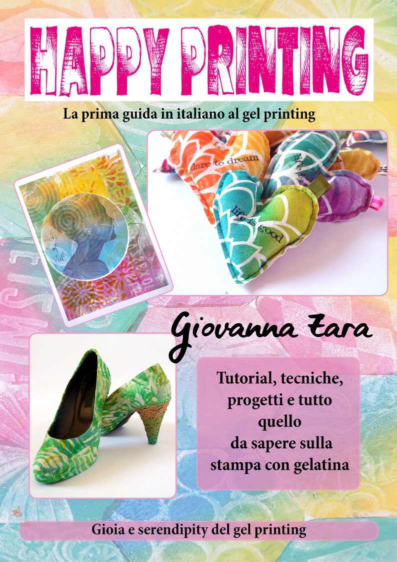 Happy Printing Italiano E-Book Tutorials PDF Prima Guida in Italiano sul Gel Printing image 1