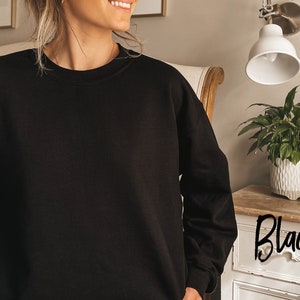 BLANK Gildan 18000 Crewneck Sweatshirt, Gildan 18000, Crewneck Sweatshirt, Blank Unisex Sweatshirt, Sweatshirt for Women, Pullover for Men