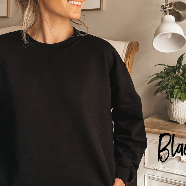 BLANK Gildan 18000 Crewneck Sweatshirt, Gildan 18000, Crewneck Sweatshirt, Blank Unisex Sweatshirt, Sweatshirt für Frauen, Pullover für Männer