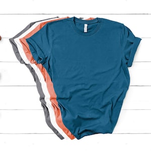 Plain Bella Canvas Shirt, Blank T-Shirt, Bella+Canvas, Unisex Soft T-Shirt, DIY Blank Shirt, Cotton Tee, Blank Tee, Bella And Canvas