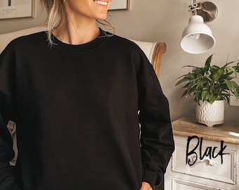 BLANK Gildan 18000 Crewneck Sweatshirt, Gildan 18000, Crewneck Sweatshirt, Blank Unisex Sweatshirt, Sweatshirt for Women, Pullover for Men
