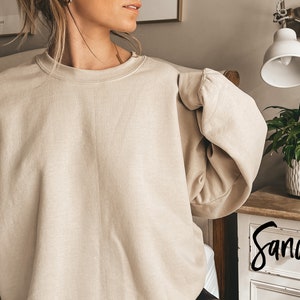 BLANK Gildan 18000 Crewneck Sweatshirt, Gildan 18000, Crewneck Sweatshirt, Blank Unisex Sweatshirt, Sweatshirt for Women, Pullover for Men