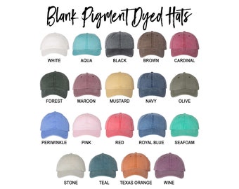 100% Cotton Blank Baseball Caps, Plain Blank Wholesale Bulk Hats, Pigment Dyed Unisex Hats, Plain Baseball Hat, Summer Cap, Unstructured Cap