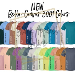 NEW Bella Canvas Plain Shirt, Blank Unisex Shirt, Bella Canvas 3001, Wholesale ADULT SIZE Unisex T-shirt, Bella+Canvas Shirts, Solid Shirts
