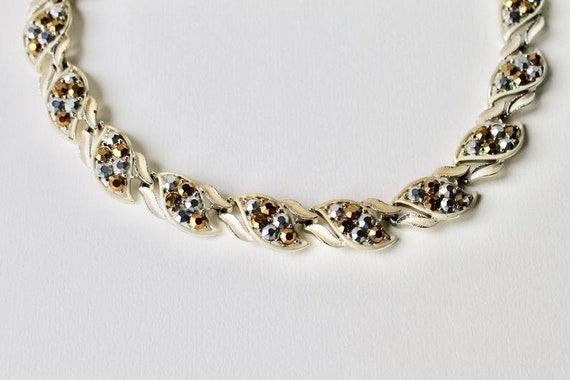 Vintage Corocraft gold connecting decollate neckl… - image 4