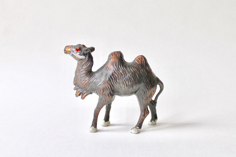 Vintage Toy Camel Two Humps. Standing Walking Camel Lead Etsy