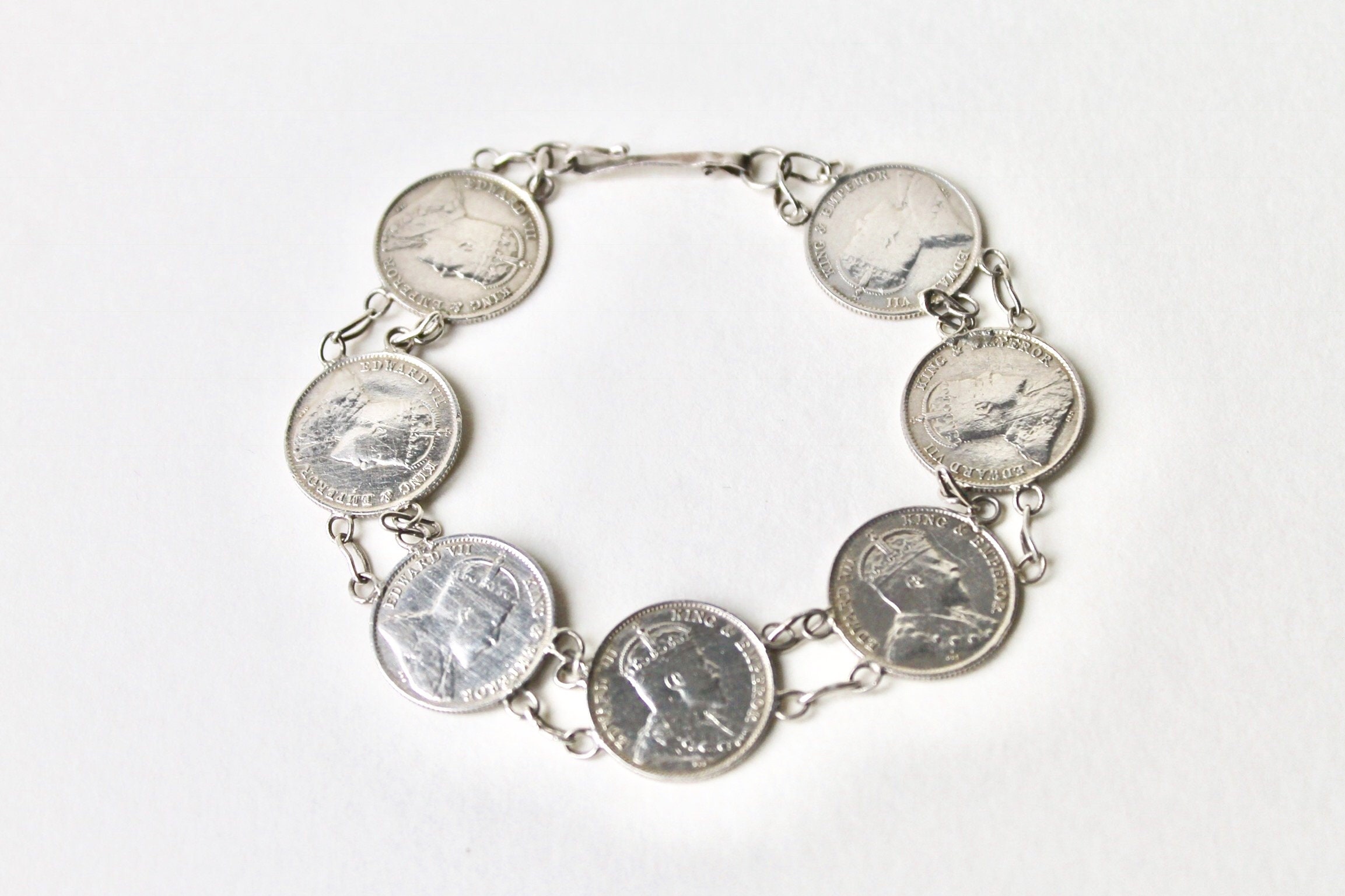 Schijn Doornen Hertellen Vintage King Edward VII Silver Hong Kong 5 Cent Coin Bracelet. - Etsy Norway Schijn Doornen Hertellen Vintage King Edward VII Silver Hong Kong 5 Cent Coin Bracelet. - Etsy Norway