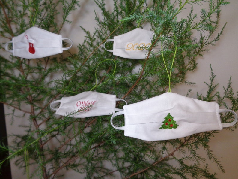 Mask Christmas Ornament 2020 Covid Christmas Tree Decoration Etsy
